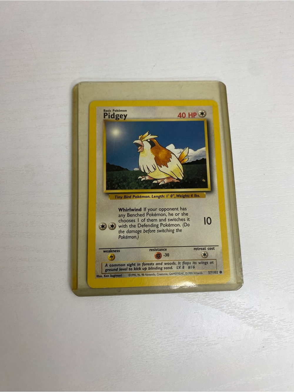 Pokemon Pidgey #57 Pokemon card